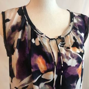 Simply Vera Watercolor Blouse, size XL